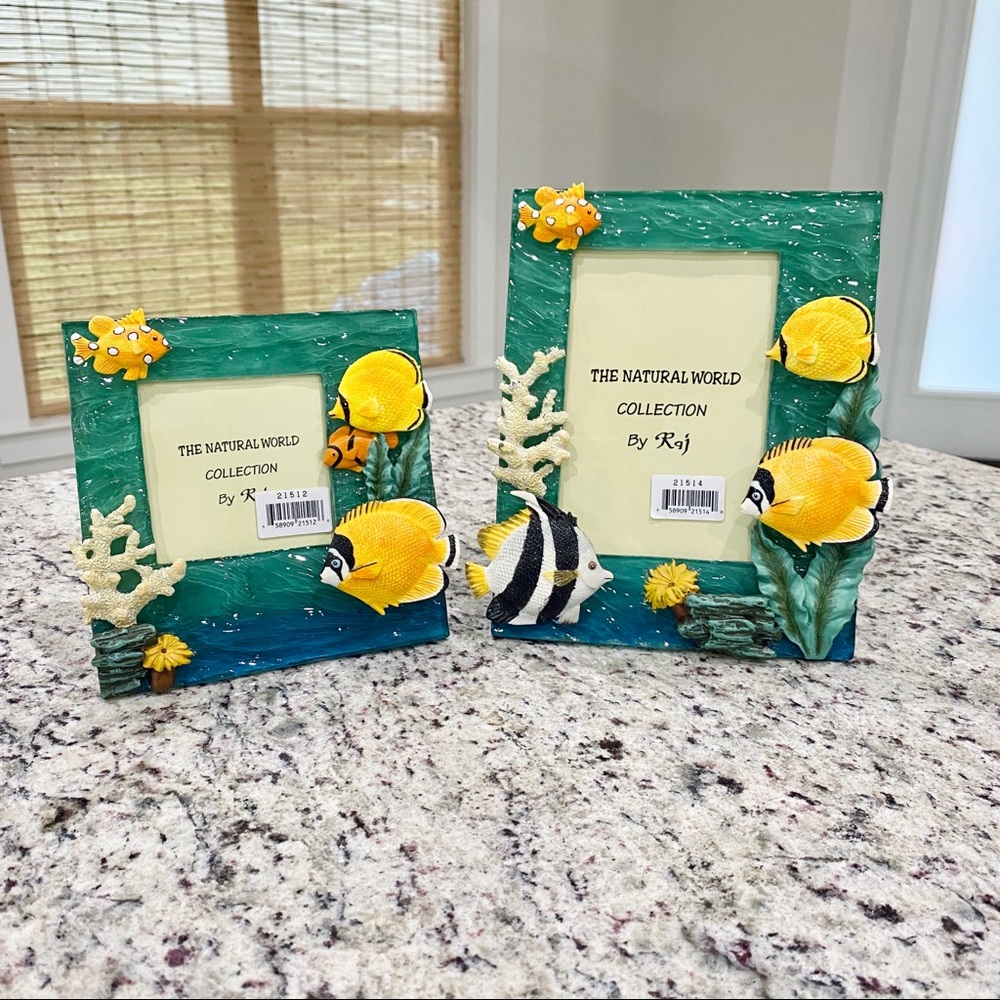 RAJ | Natural World Collection Ombré Greens Coastal Beachy Picture Frames